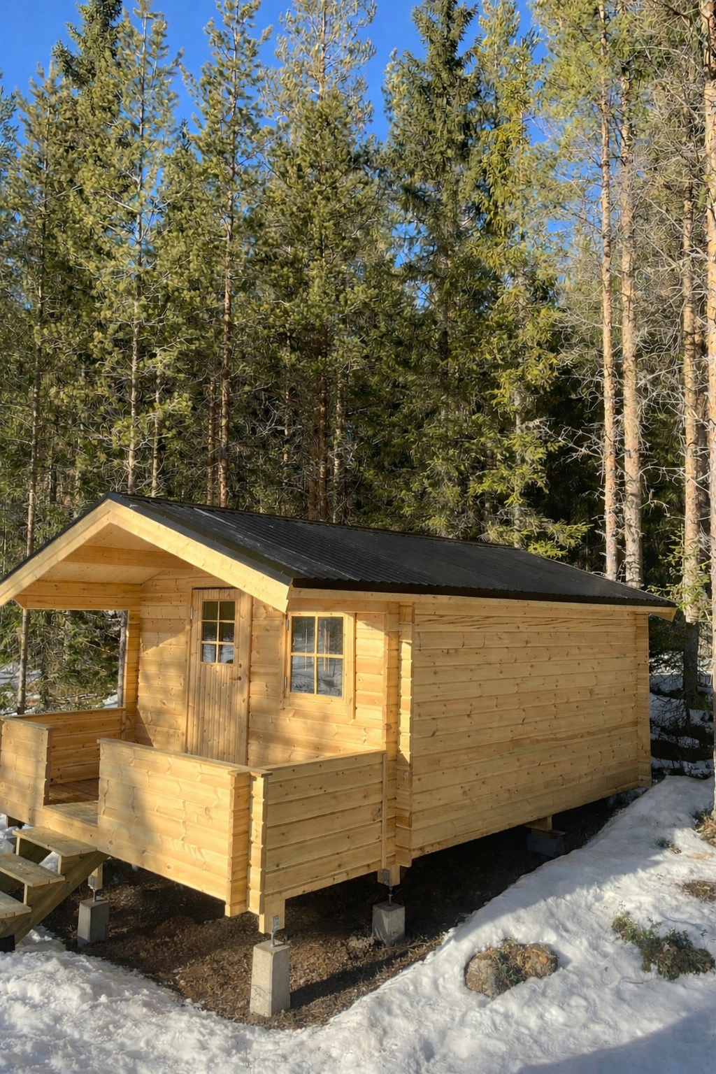 Norrbostugan - Knuttimmrade stugor från Norrland